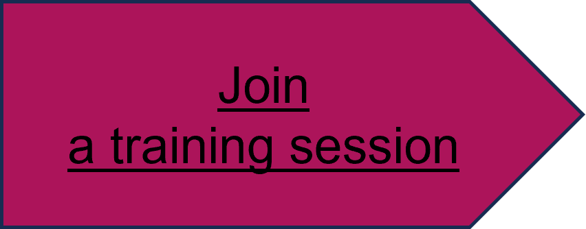 Pink textbox. Text says: 'Join a training session and links to https://library-calendars.ucl.ac.uk/calendar/libraryskillsUCL/?cid=-1&t=g&d=0000-00-00&cal=-1&ct=32648&inc=0