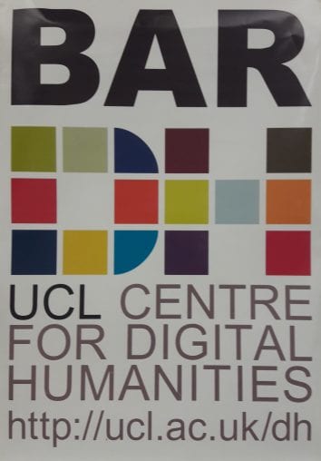 UCLDH 'bar' poster