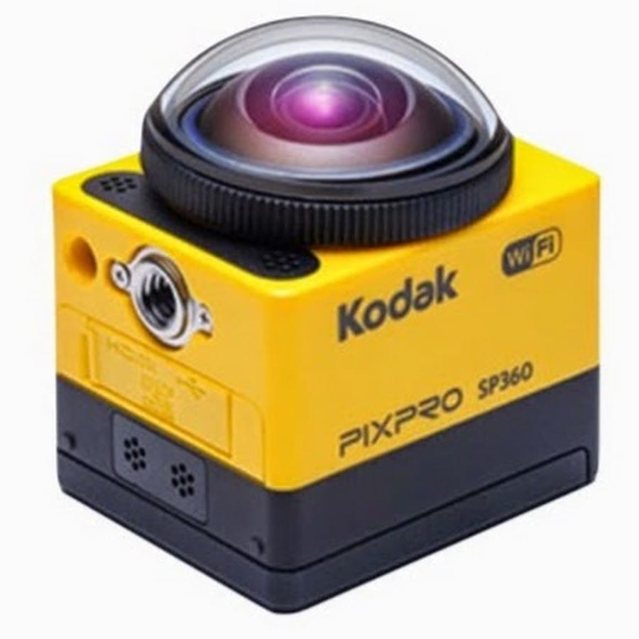 Kodak SP360 camera records in 360 degrees, playback can then be 'discoverable' 