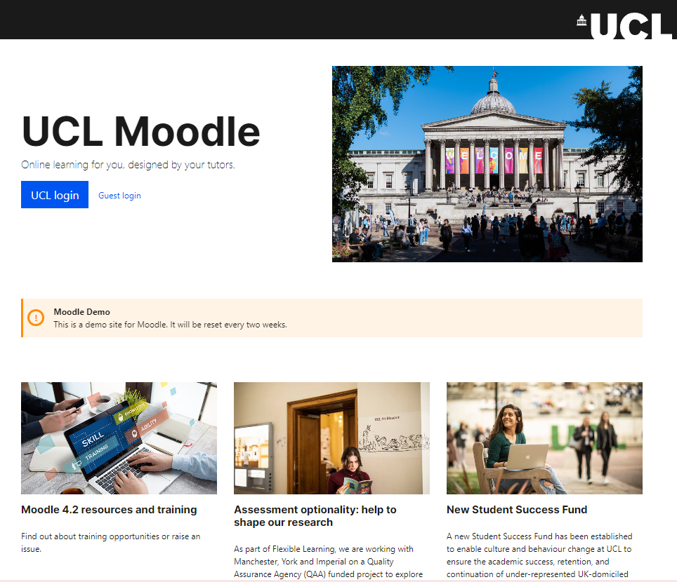 moodle assignment ucl