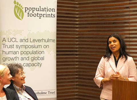 Dr Meera Tiwani presents at the symposium