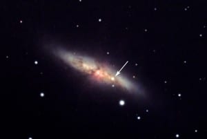 Supernova 2014 J Seen by UCL's observatory