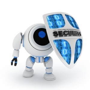 Cyber security robot