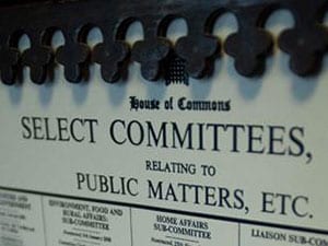 Select Committee notice