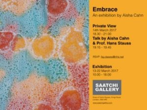 Invite - Aisha Cahn - Saatchi Gallery