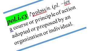 Policy Definition