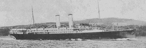 Figure 3 - The SS Orsova. Childe travelled on this ship from Sydney to Plymouth. Copyright: http://www.clydesite.co.uk/clydebuilt/viewship.asp?id=2273 Credit: Stuart Cameron