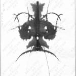 Joseph Cornell Ink Blot Drawing, 1969-1971