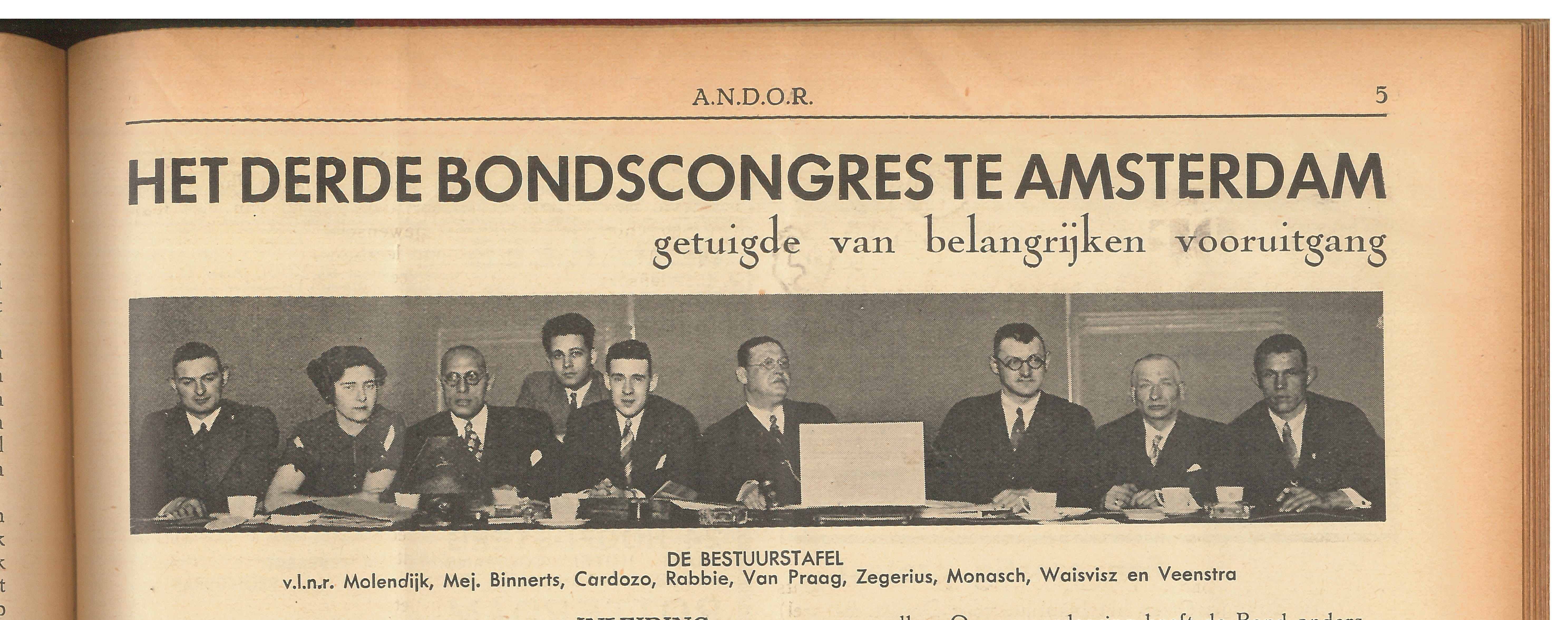 ANDOR Committee 1934