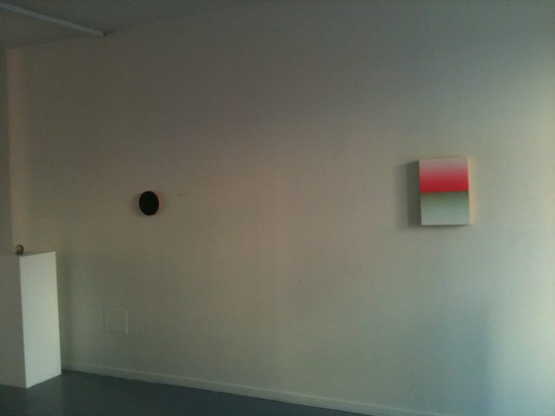 FAFA Gallery, Helsinki, "Colour as Material", 2013. Installation view: Jo Volley and Estelle Thompson