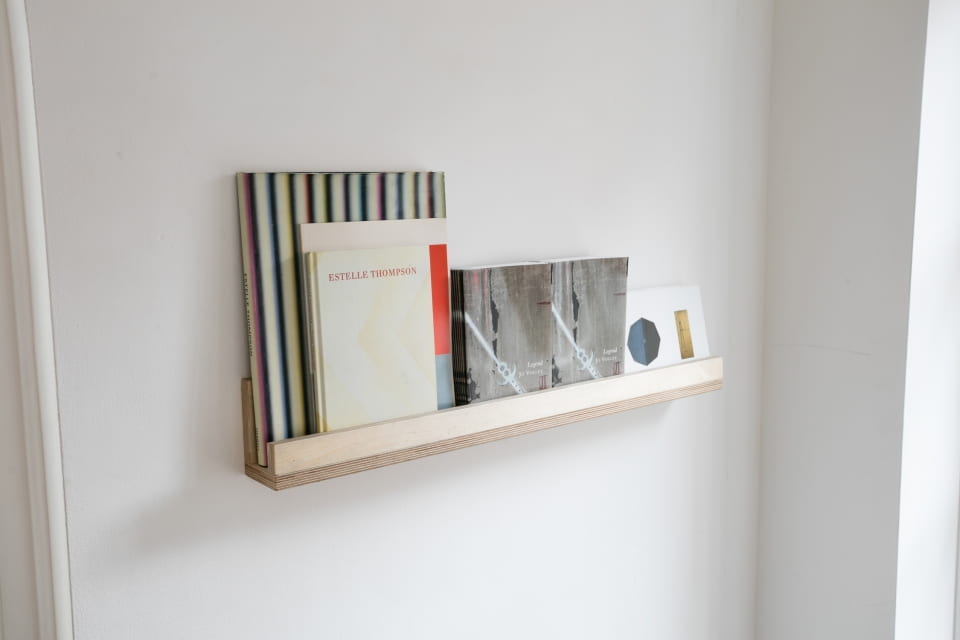 Estelle Thompson, Amongst the Colours, (installation view, shelf)