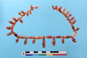 Carnelian necklace, Institute of Archaeology Collections EVI.22/38