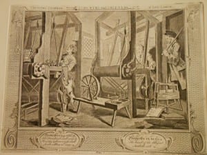 print from Hogarth's series Industry and Idleness