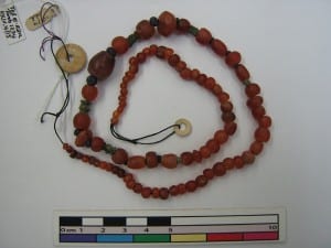 A carnelian bead necklace. Beautiful but deadly?