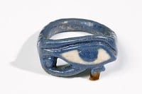 An eye of Horus in a ring design. UC1005. Petrie Museum of Egyptian Archaeology