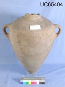 Example of a Canaanite amphora. Preserved height, 55.0 cm. 