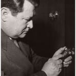 Curt Herzstark with one of his calculators. Image taken from http://www.vcalc.net/cu.htm. 
