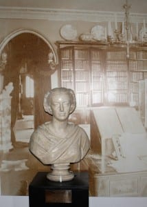 This Girl Can. Plaster bust of Amelia Edwards in the entrance to the Petrie Museum