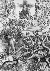 The Woman Clothed with the Sun and the Dragon with Seven Heads