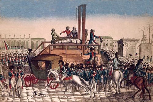 The execution of Louis XVI, Musee Carnavalet Paris, http://www.carnavalet.paris.fr/