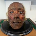 While is clothed skeleton is on display at UCL, Jeremy Bentham's preserved head is stored in a safe.