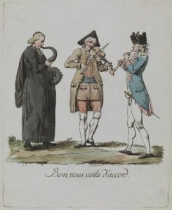 Anonymous Bon, nous voila d’accord (Good, now we are in tune), 1789 Coloured etching, UCL Art Museum 