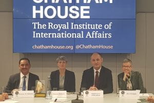 Panellists at the Chatham House round-table on cultural heritage in Iraq