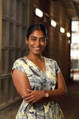 Photograph of Dr. Anna Kuppaswamy by Tom Harrison