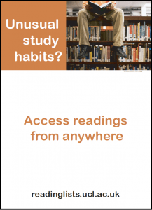 Poster Unusual Study habits 2