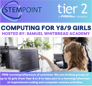Promotion image for a Computing for Year 8/9 Girls event that took place on 13th December 2013