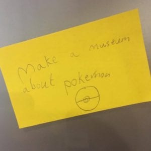 Post-it Note found on the visitor feedback board in the Petrie Museum of Egyptian Archaeology (if this was left by you - do get in touch!)