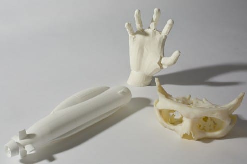 Examples of research objects created using 3D printing at UCL Engineering