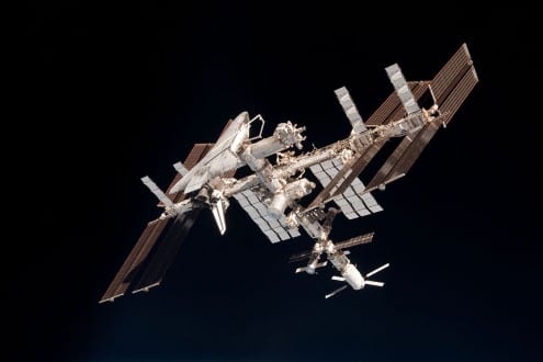 The International Space Station - our first step to Mars? Credit: NASA/Nespoli (public domain)