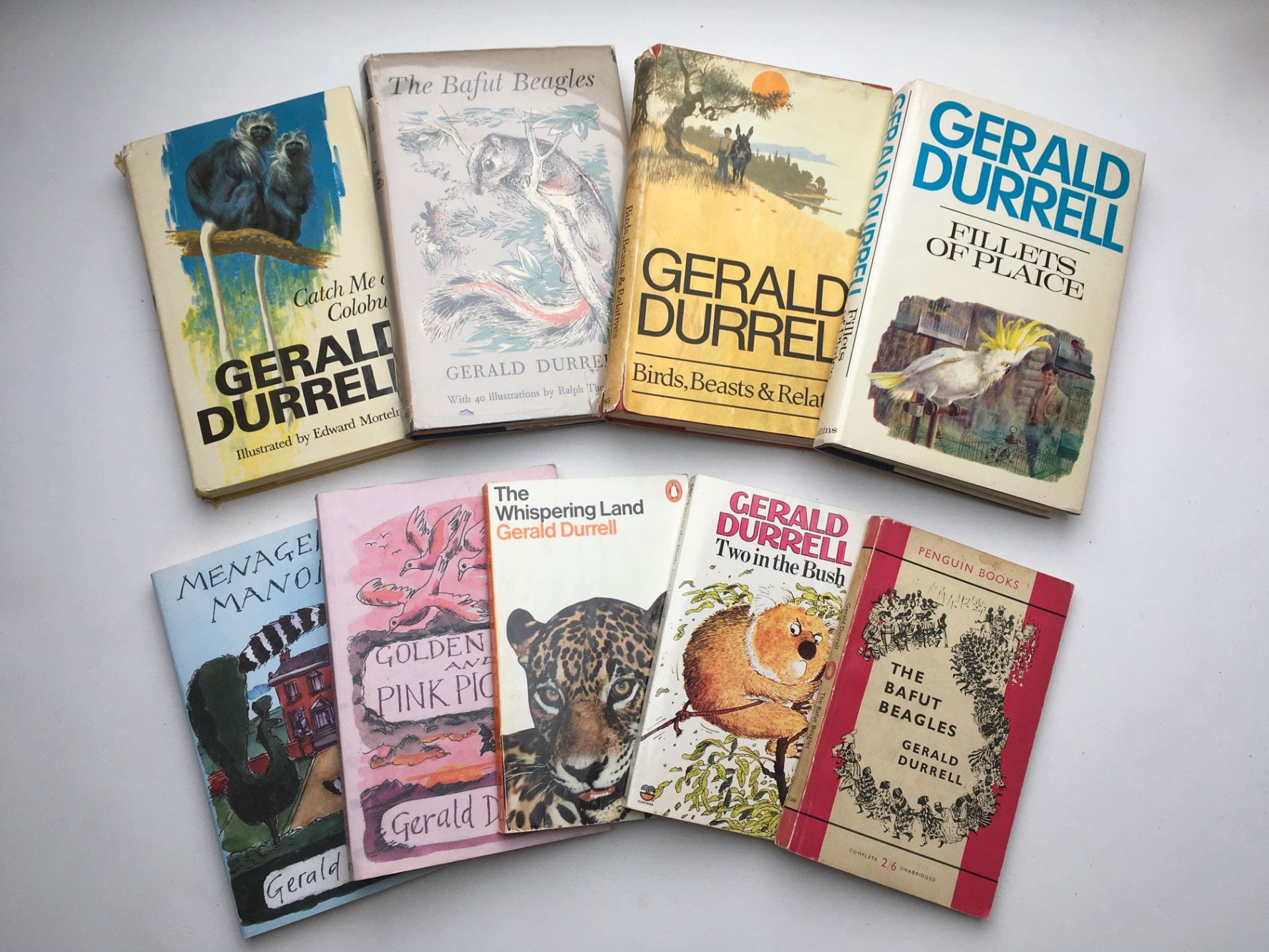 Image of books from the collection 'books that built a zoo'