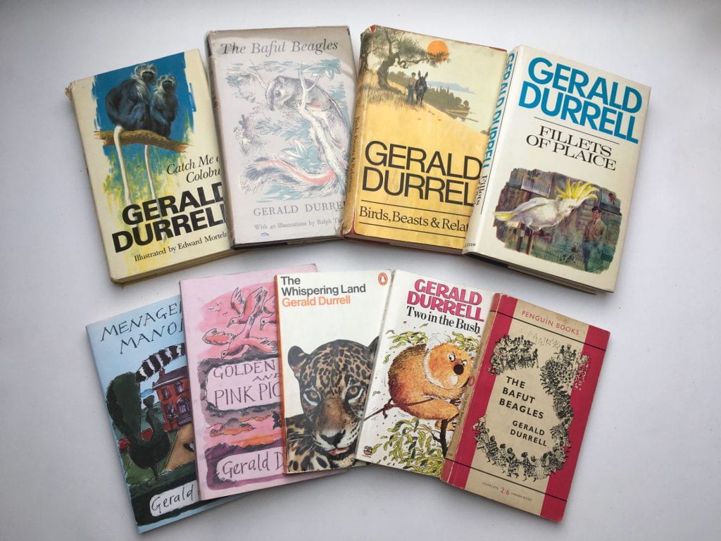 Photo of books in the collection 'Books that Built a Zoo'