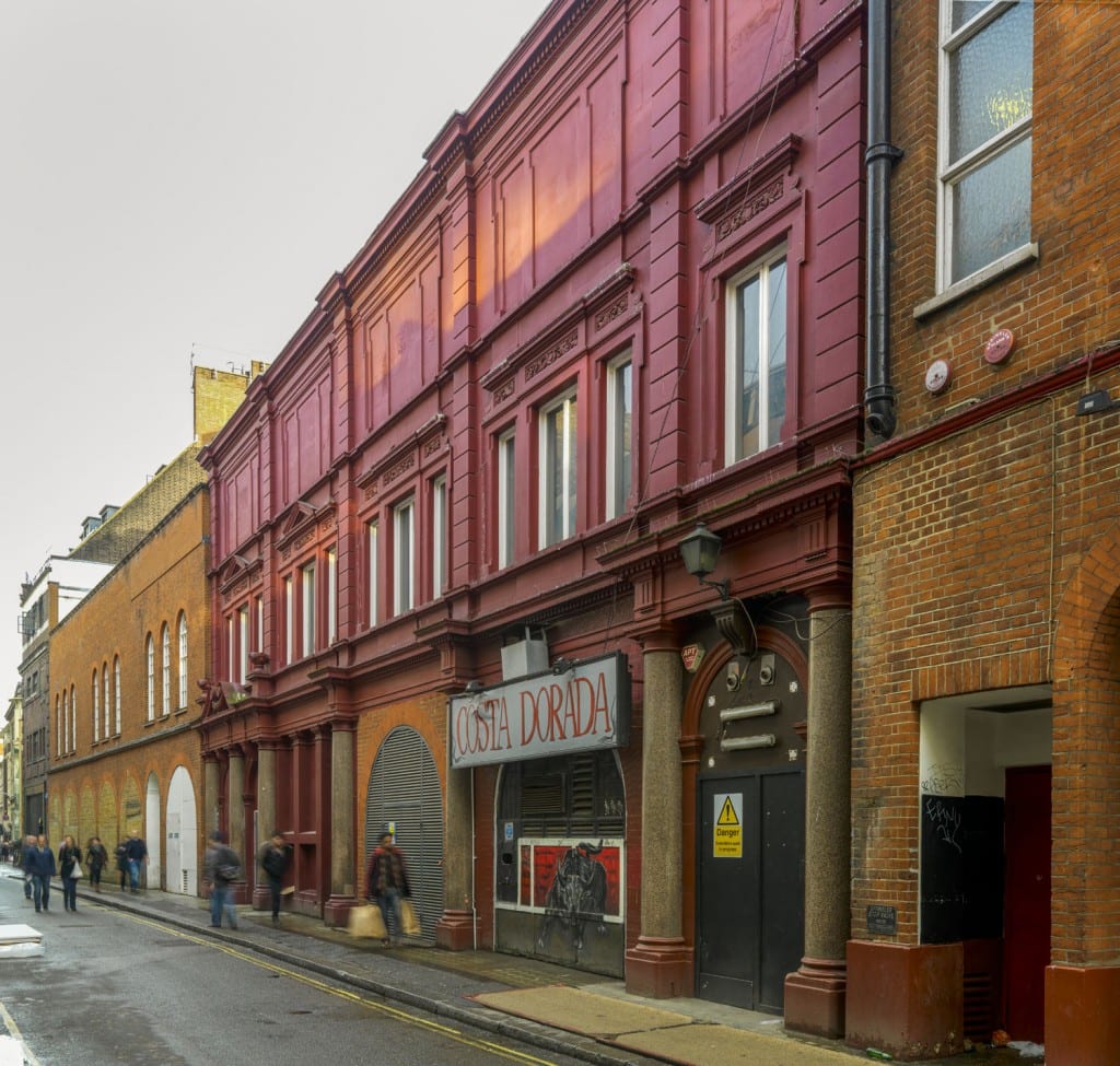 A view of Costa Dorada, Hanway Street from the north-east in 2014 (© Historic England, Chris Redgrave)