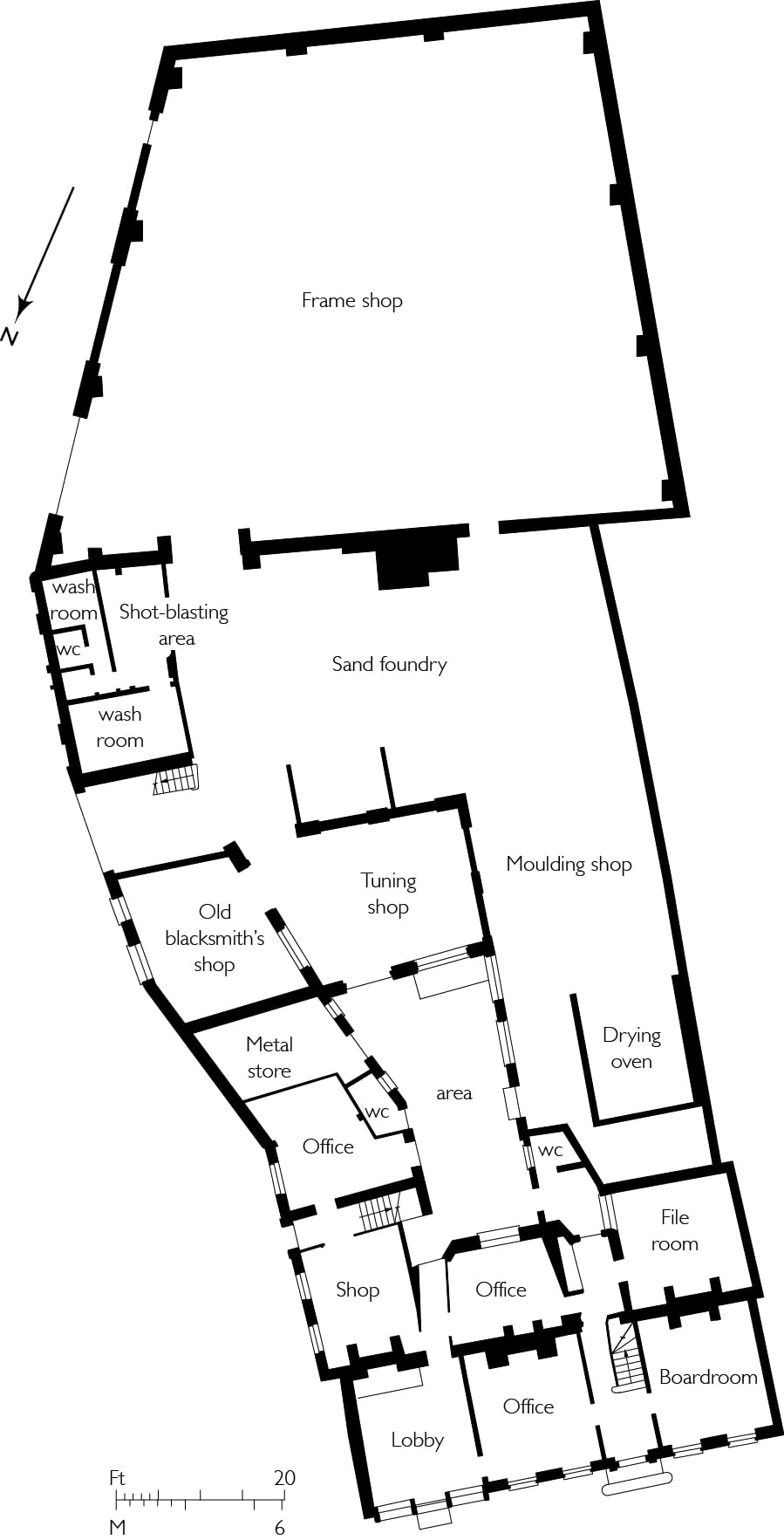 bell foundry ground floor plan