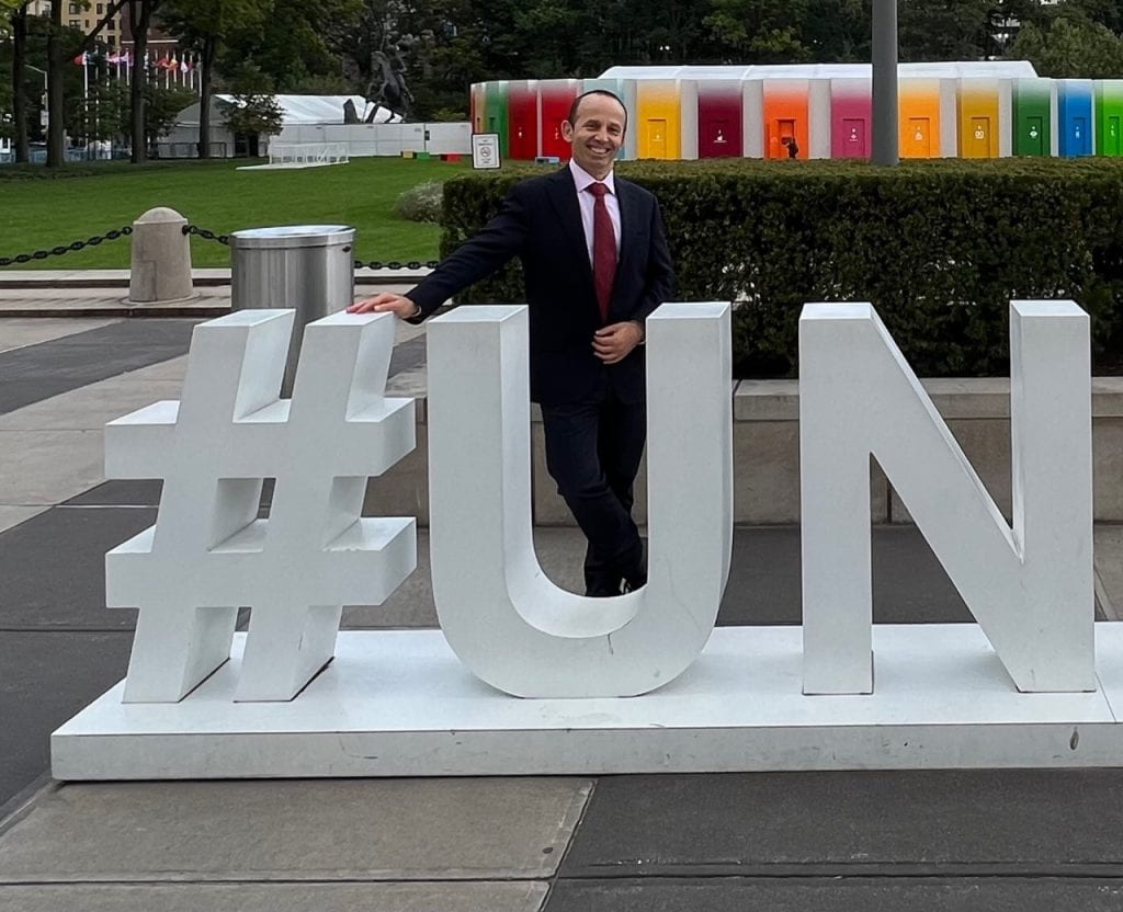 Marc Lipman at the UN