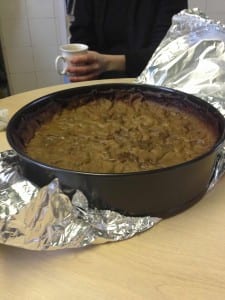 Bentham's baked apple pudding. Delicious.