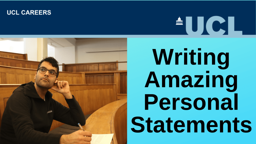 ucl careers personal statement